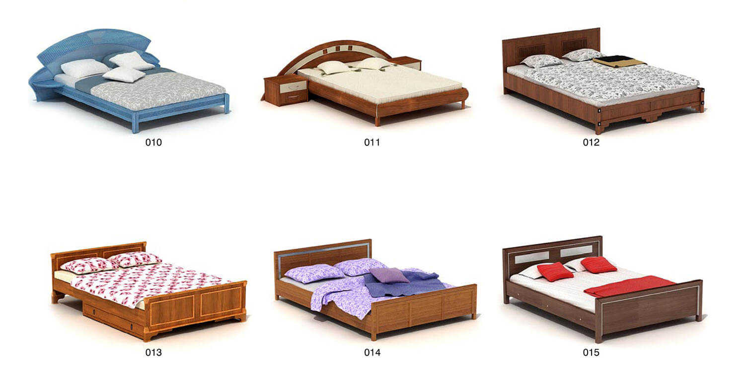 Giường ngủ gỗ đơn giản