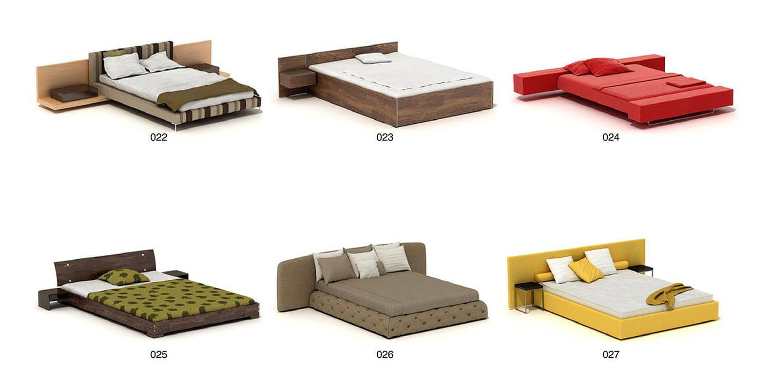 Một số mẫu giường hiện đại, chi tiết đơn giản nhưng vẫn đẹp và hợp thời trang