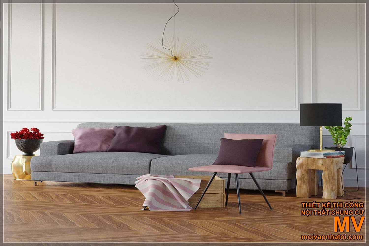 スカンジナビアスタイルの家具モデル