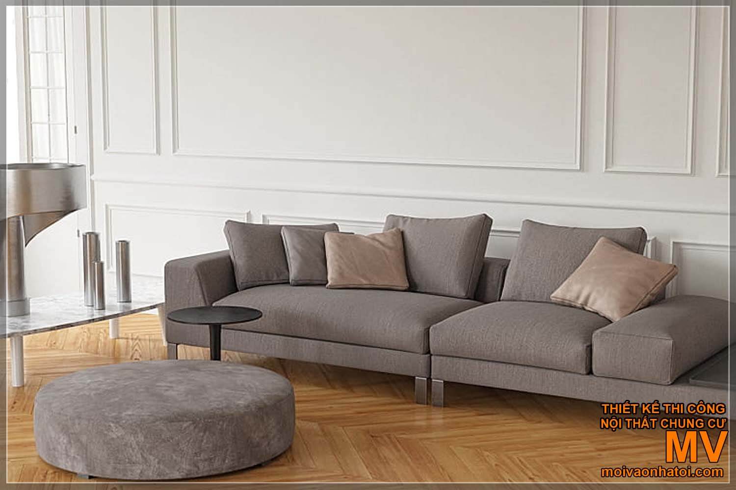 các mẫu ghế sofa hiện đại, đơn giản dành cho nhà tân cổ điển