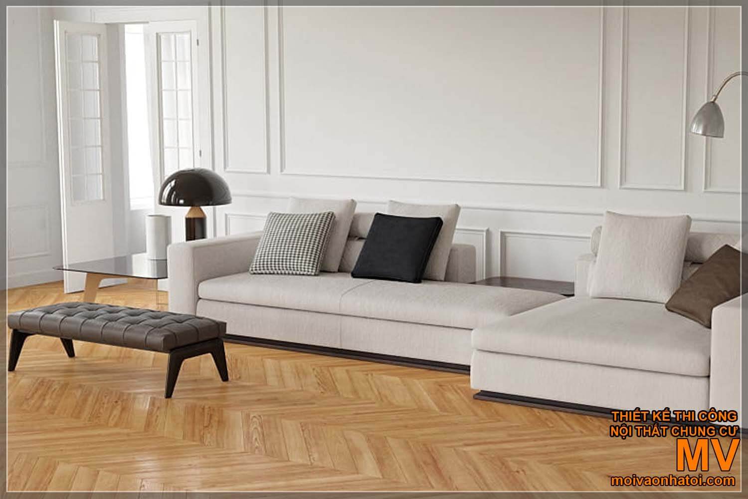 các mẫu ghế sofa hiện đại, đơn giản dành cho nhà tân cổ điển