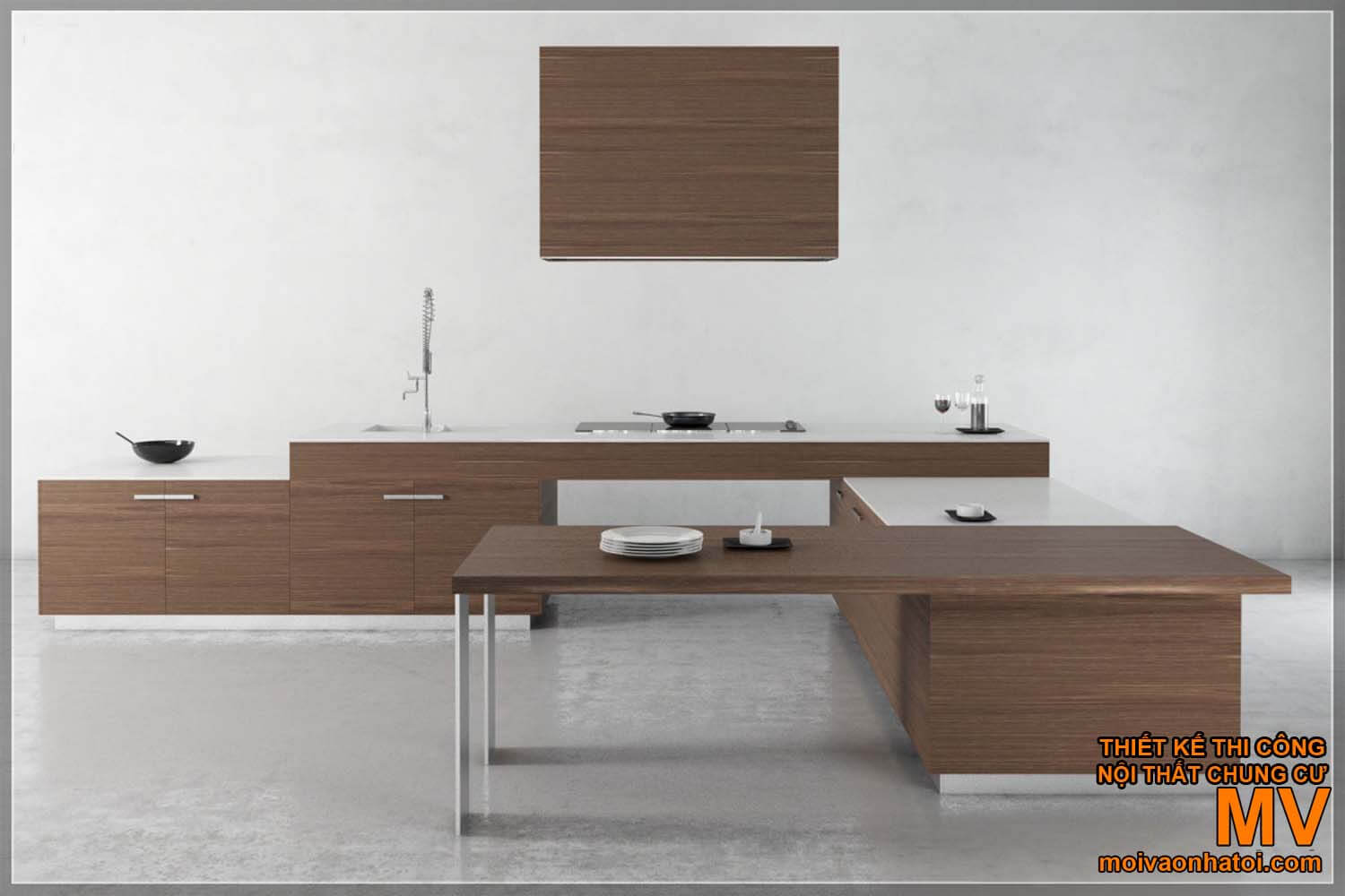mobili da cucina industriali in legno