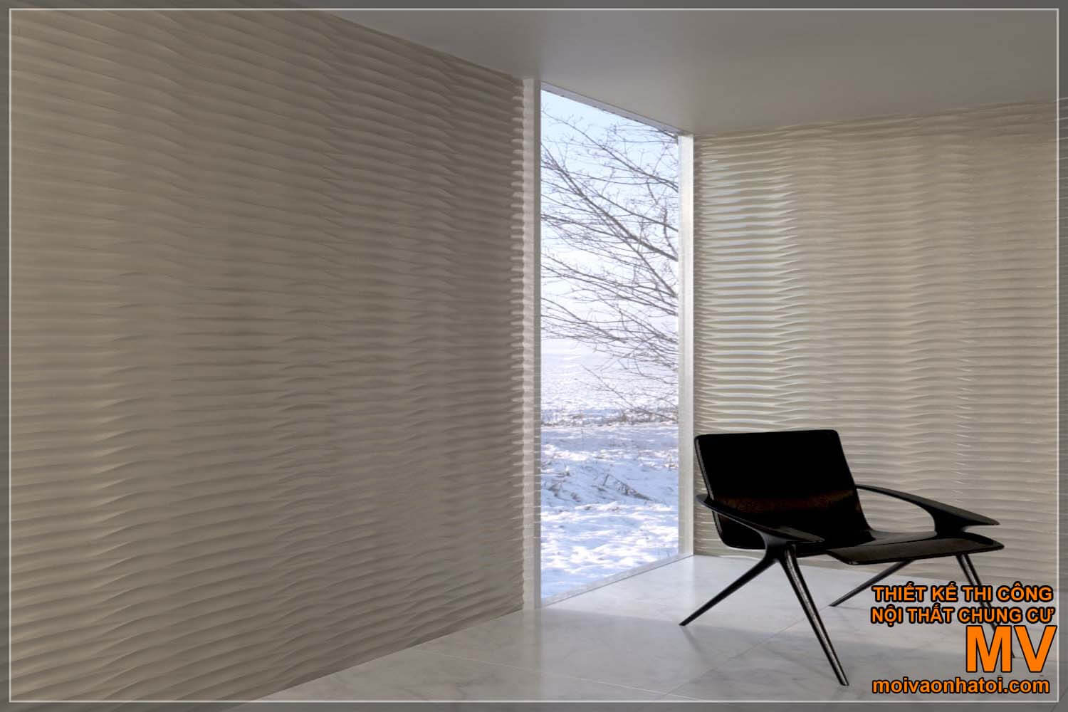  3D beige wall panels template is very simple design.  