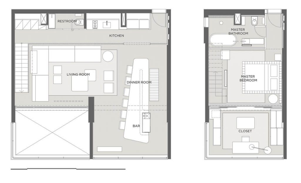 overall design of the apartment