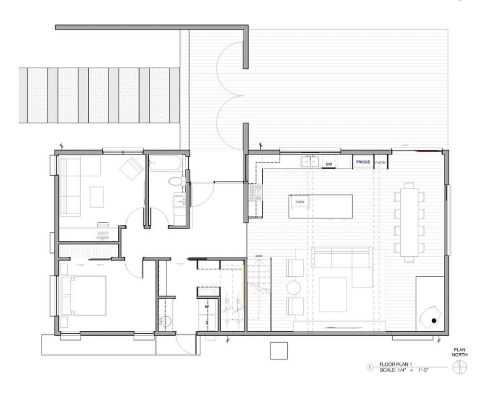 1 ° piano di design della casa