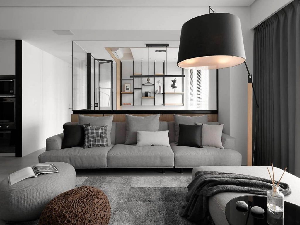 Design de interiores de sala de estar