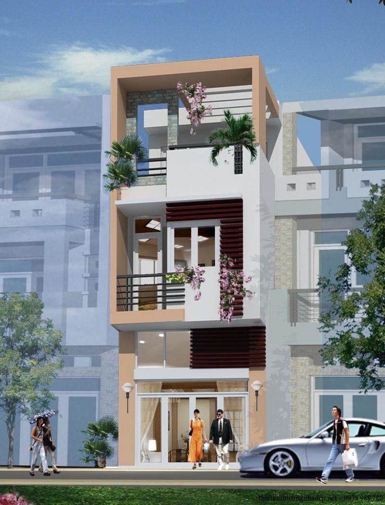 Šablona návrhu 3D městský dům