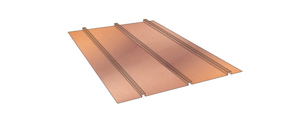 copper foil roof