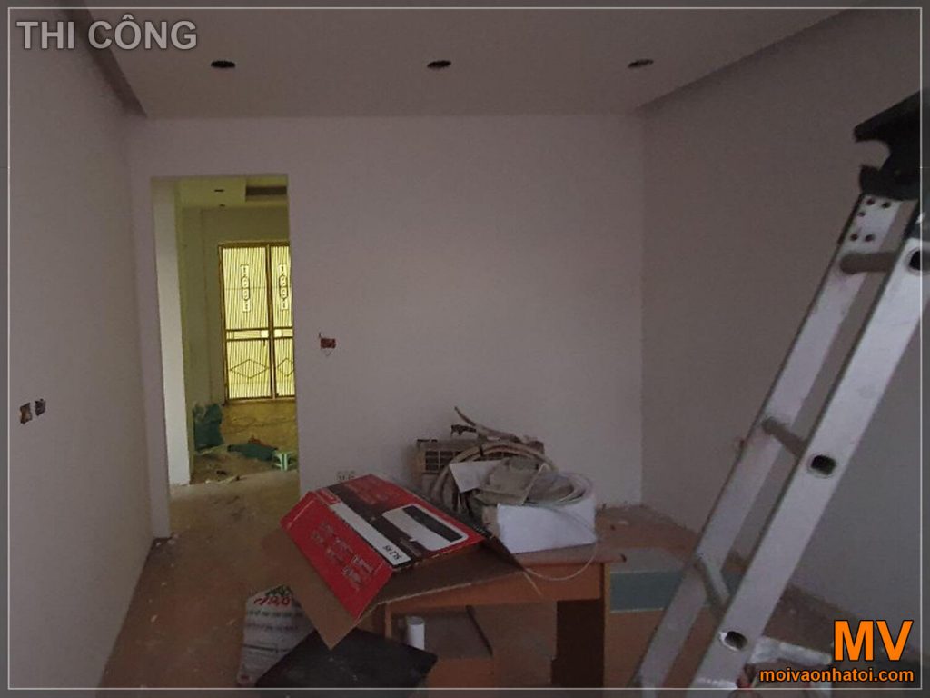 Construction of master bedroom apartment