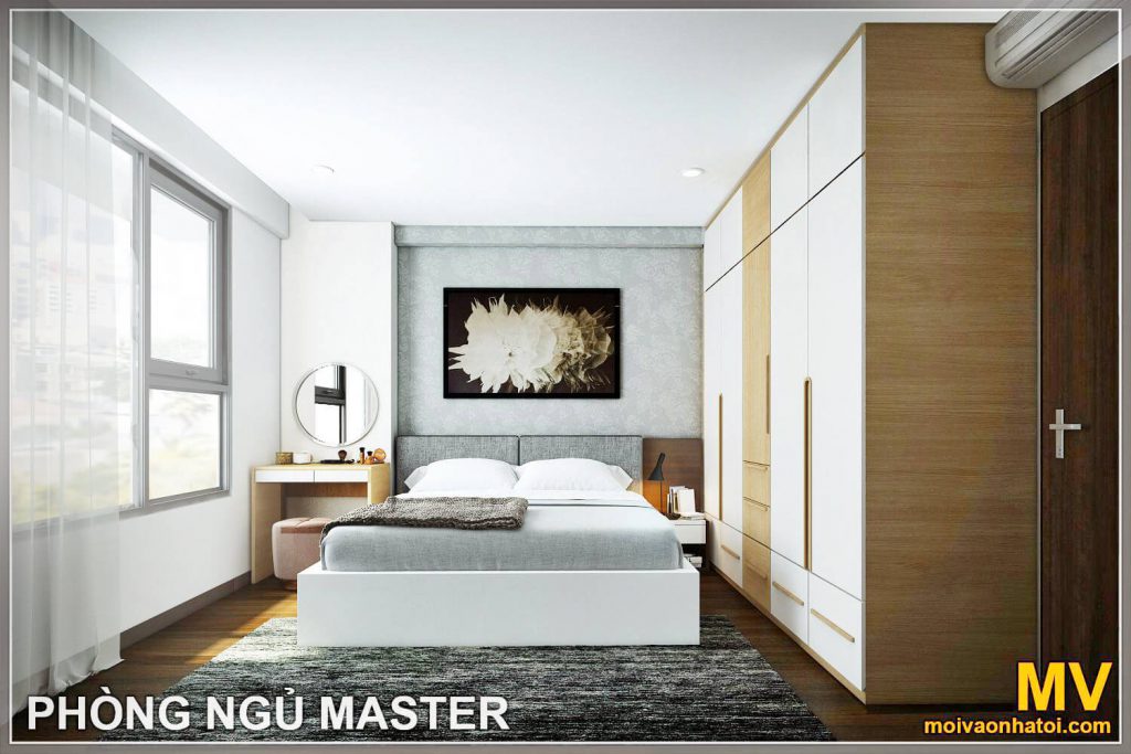 thiết kế phòng ngủ master căn hộ imperia garden