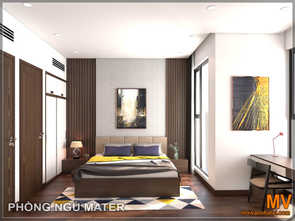 thiết kế phòng ngủ master chung cư sun grand city