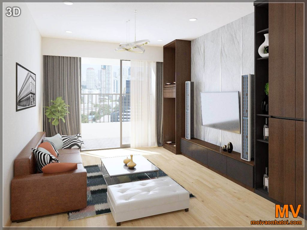 Дизайн интерьера для гостей квартиры Северный бриллиант