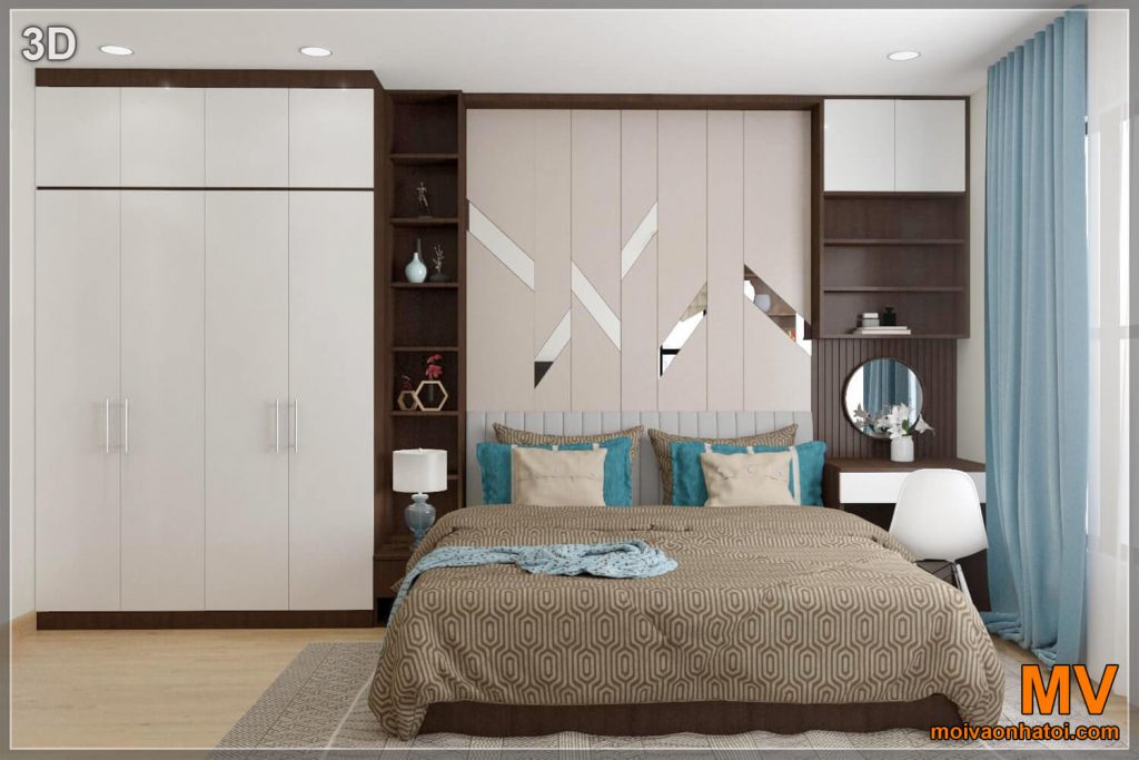 Thiết kế nội thất phòng ngủ chính chung cư Northern Diamond