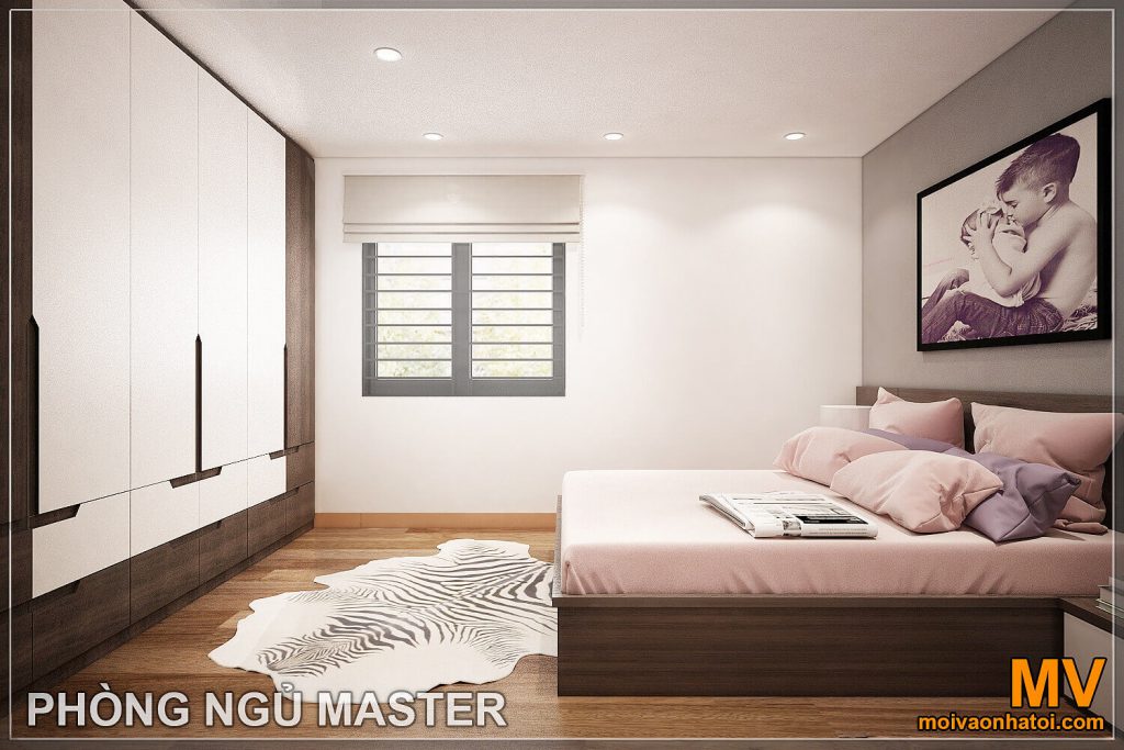 thiết kế phòng ngủ master chung cư nguyễn đức cảnh