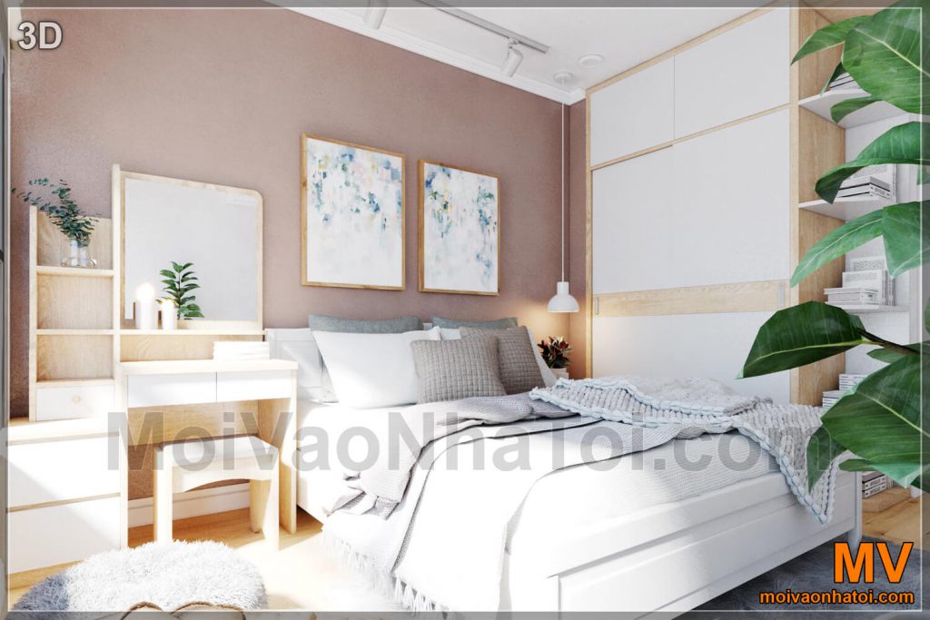 Thiết kế nội thất phòng ngủ master chung cư Park 5