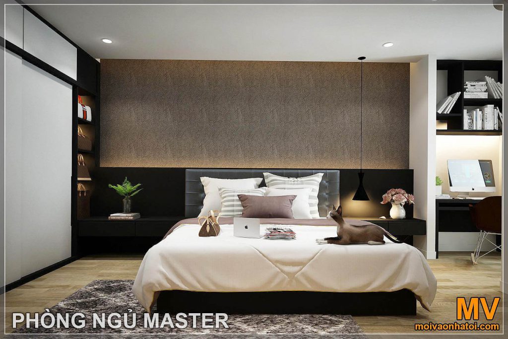 phòng ngủ master chung cư Hà Đông