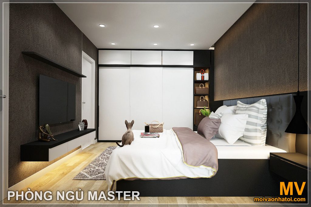 phòng ngủ master chung cư Hà Đông
