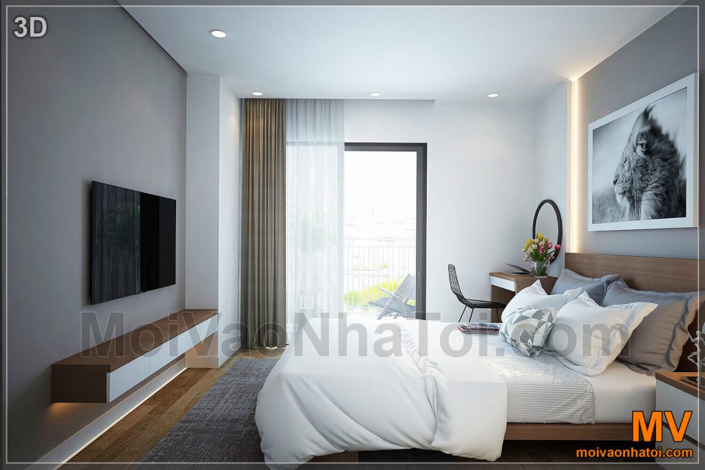 concevoir des chambres pour les grands-parents de l'appartement Ha Dong