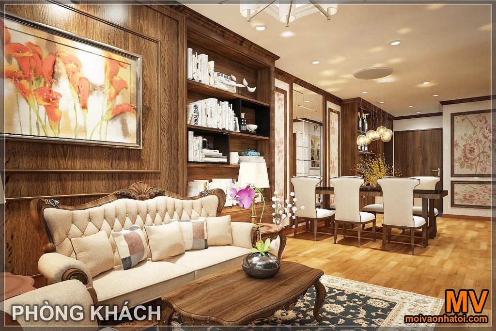 interior design of ecolake view apartment living room