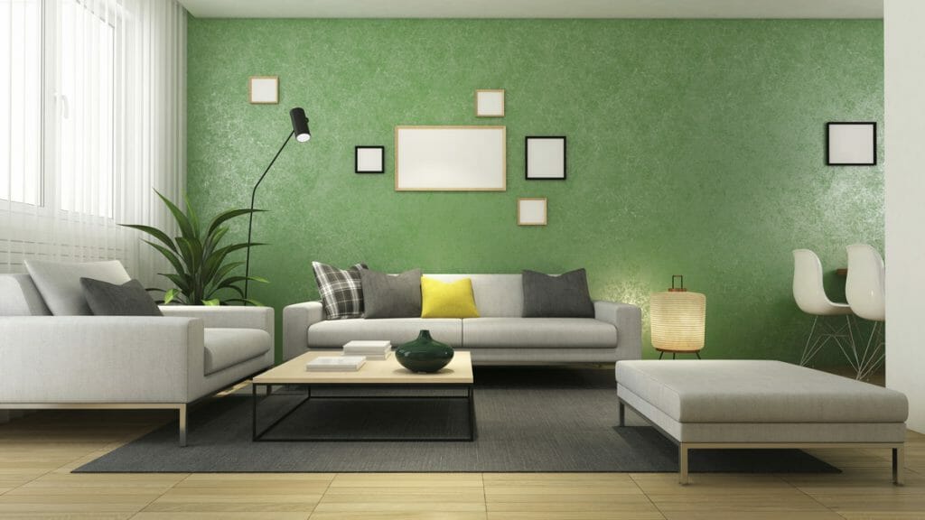 matte wall living room