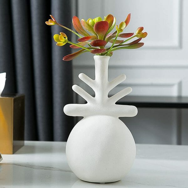 Unique sculptural bud vase