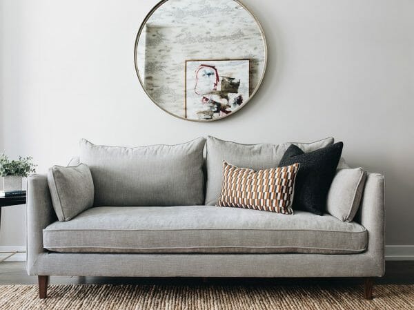 mẫu sofa màu xám