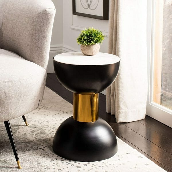 Unique middle round side table