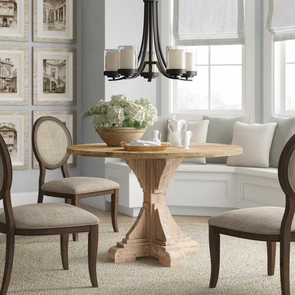 wooden dining table design