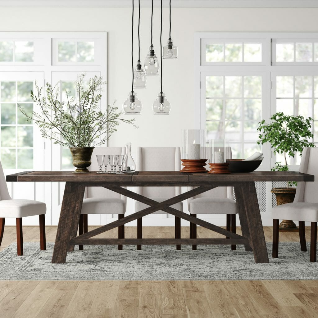 farmhouse dining table design
