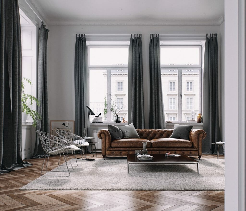 коричневая модель дивана
