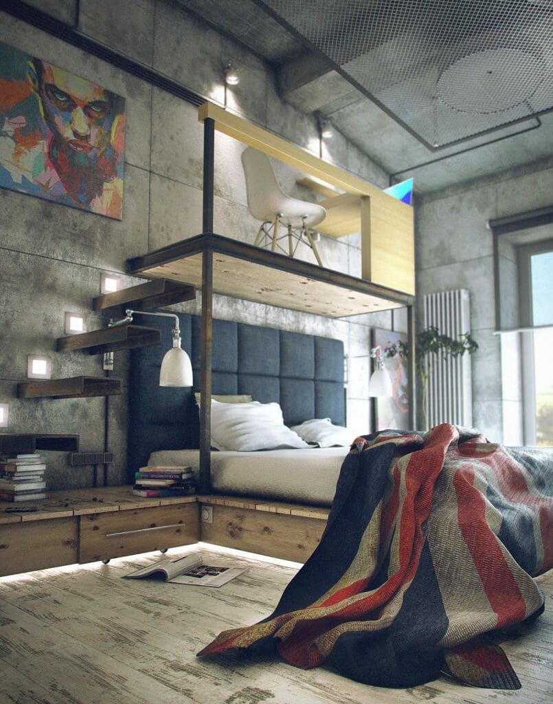 einzigartiges Schlafzimmermodell