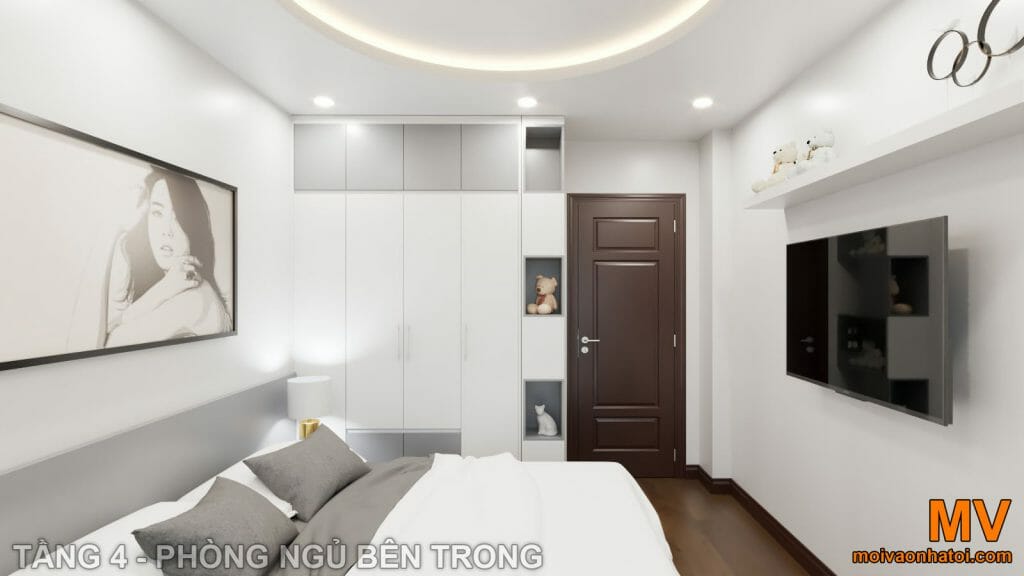 interiérový design městského domu Trung Van