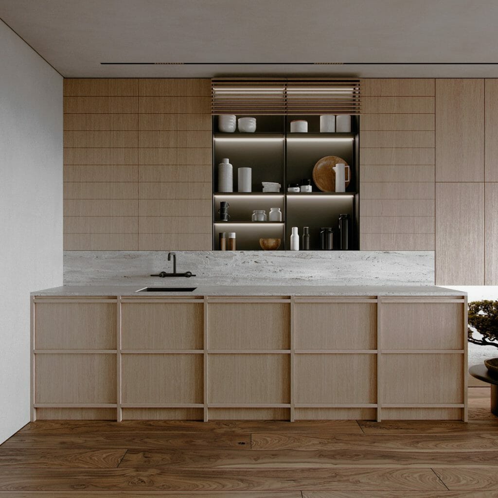 дизайн кухонного шкафа