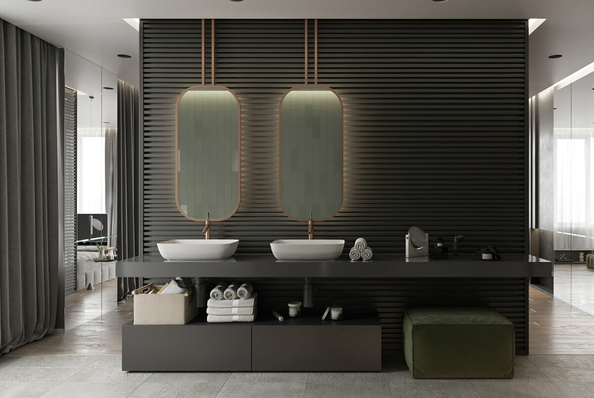 luxuriöses Badezimmerdesign