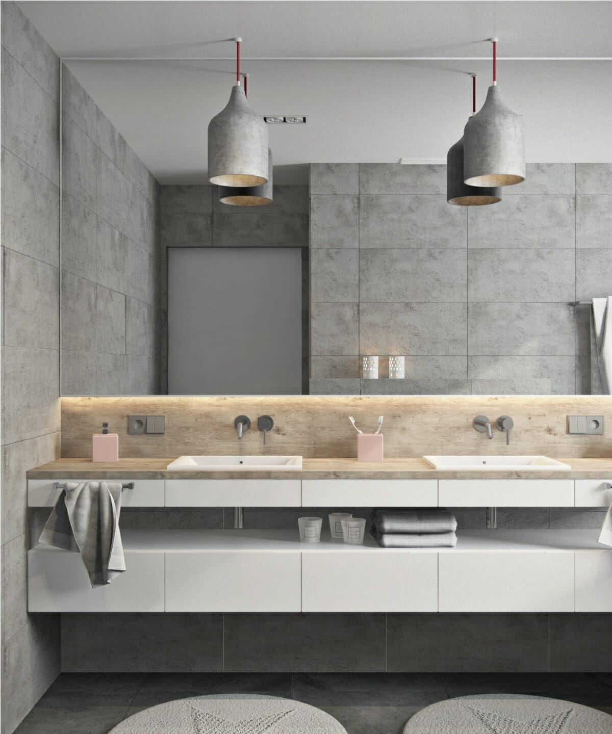 double washbasin design