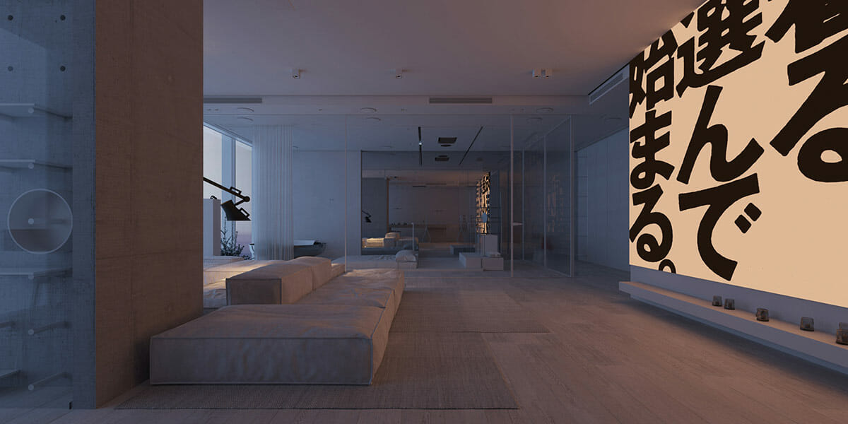 desain ruang tamu modern