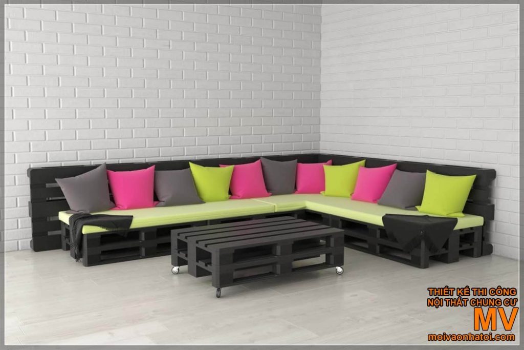 Tische und Stühle Paletten Sofa