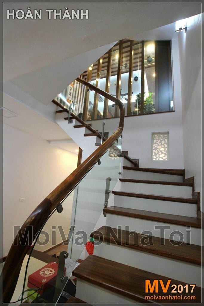 complete the staircase to design the townhouse