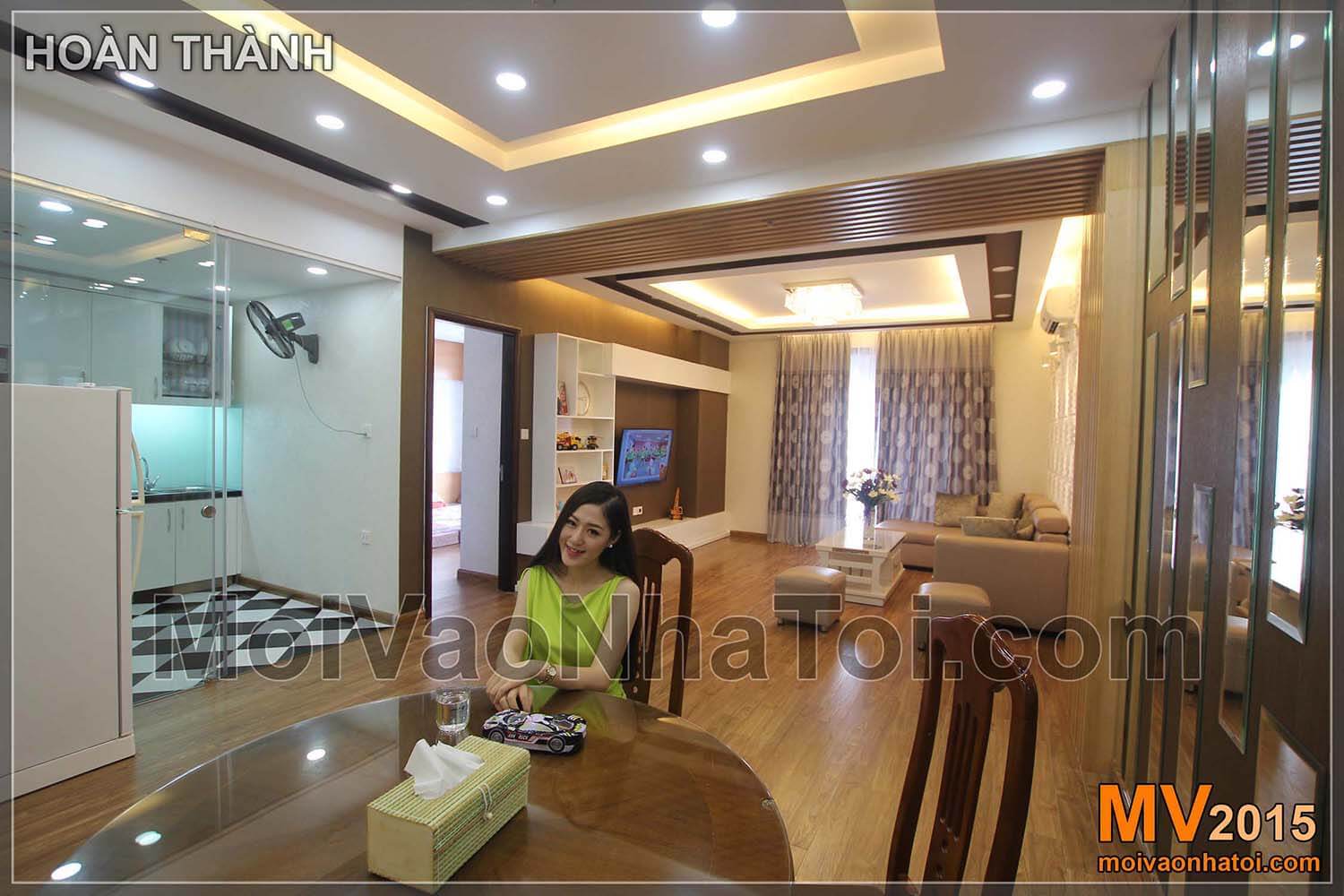 Interior kitchen dining apartment Times City T8