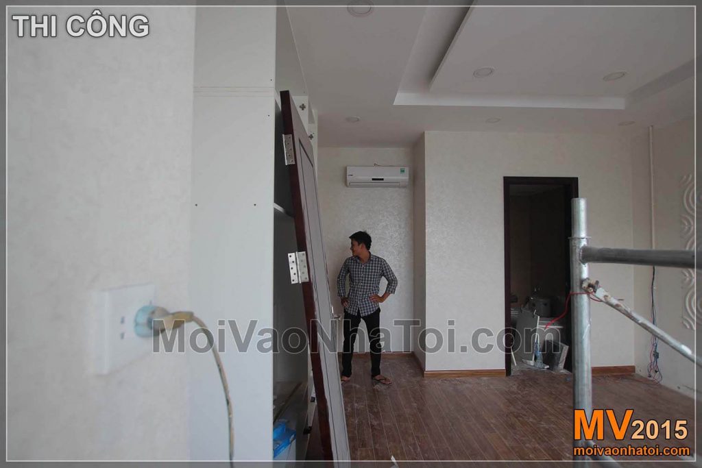 Construction process of apartment interior