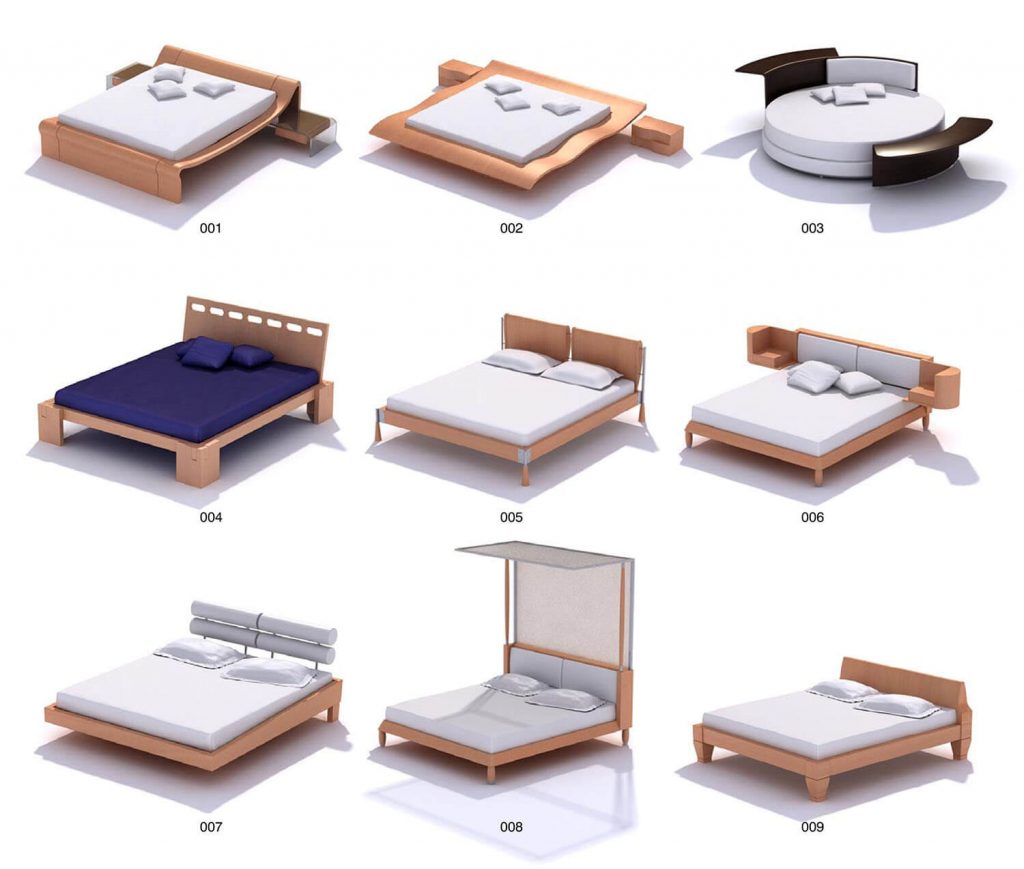 mẫu giường ngủ thiết kế đẹp, độc đáo