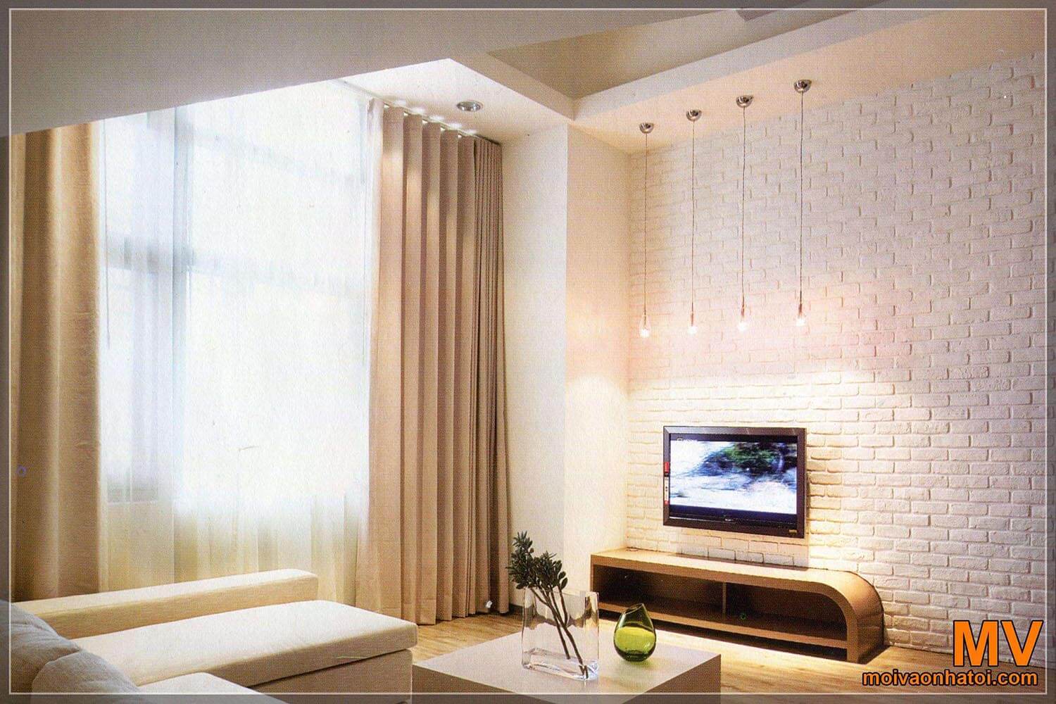 tv wall array design