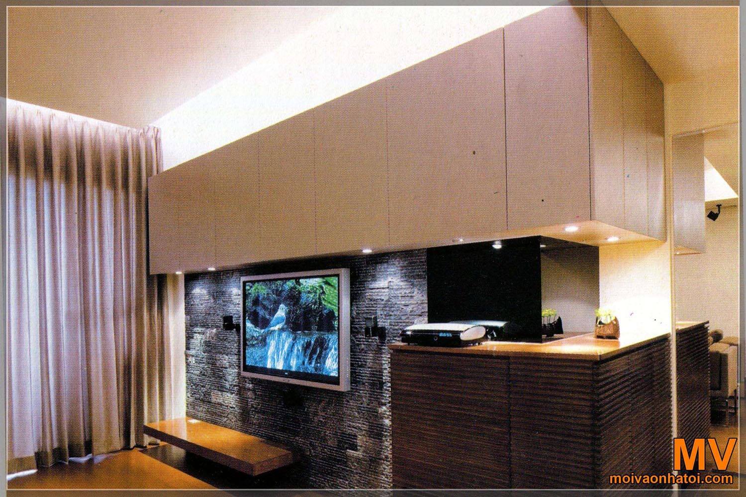 decorative design of tv wall array