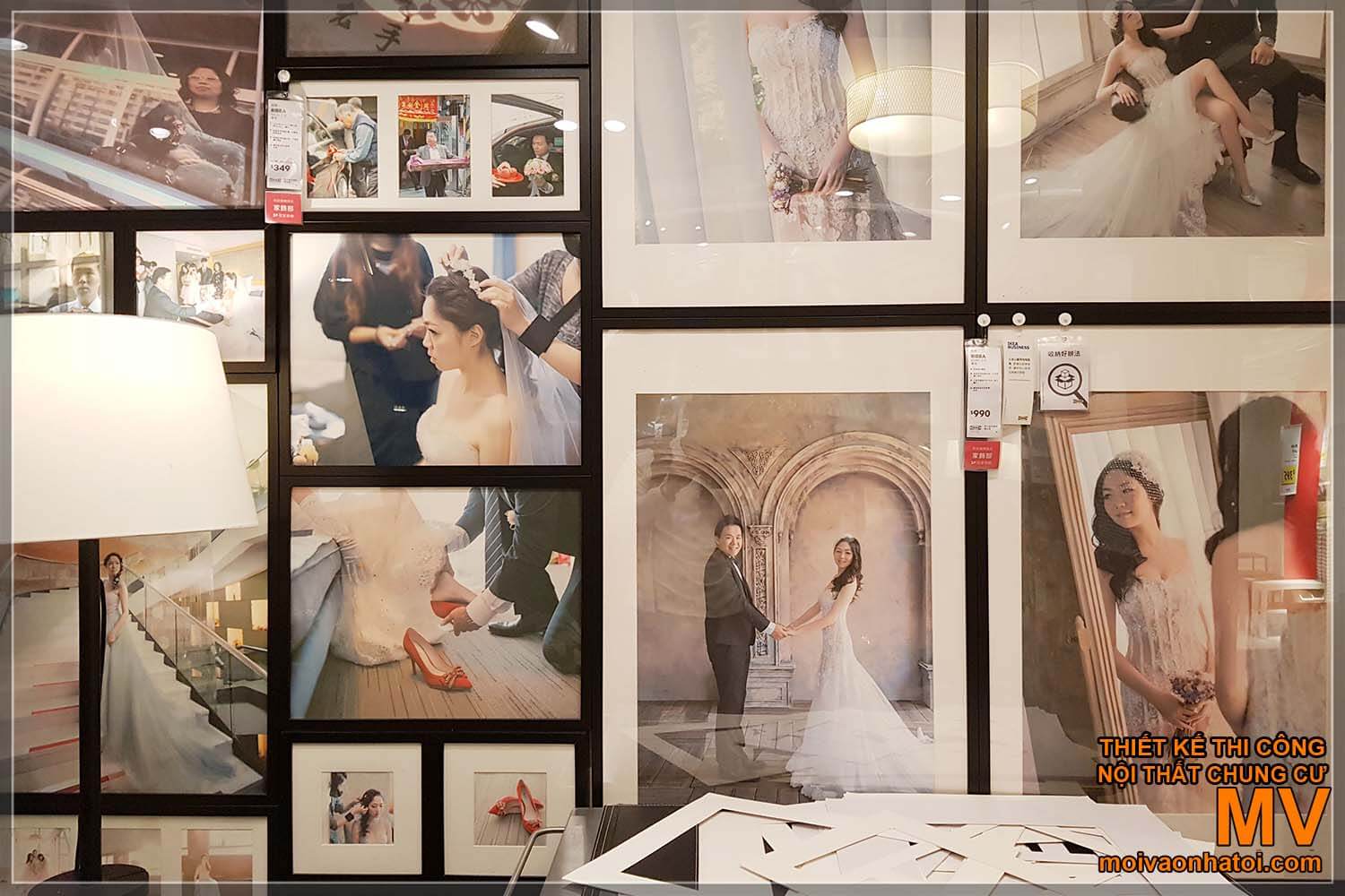 結婚式の写真スタジオのデザイン