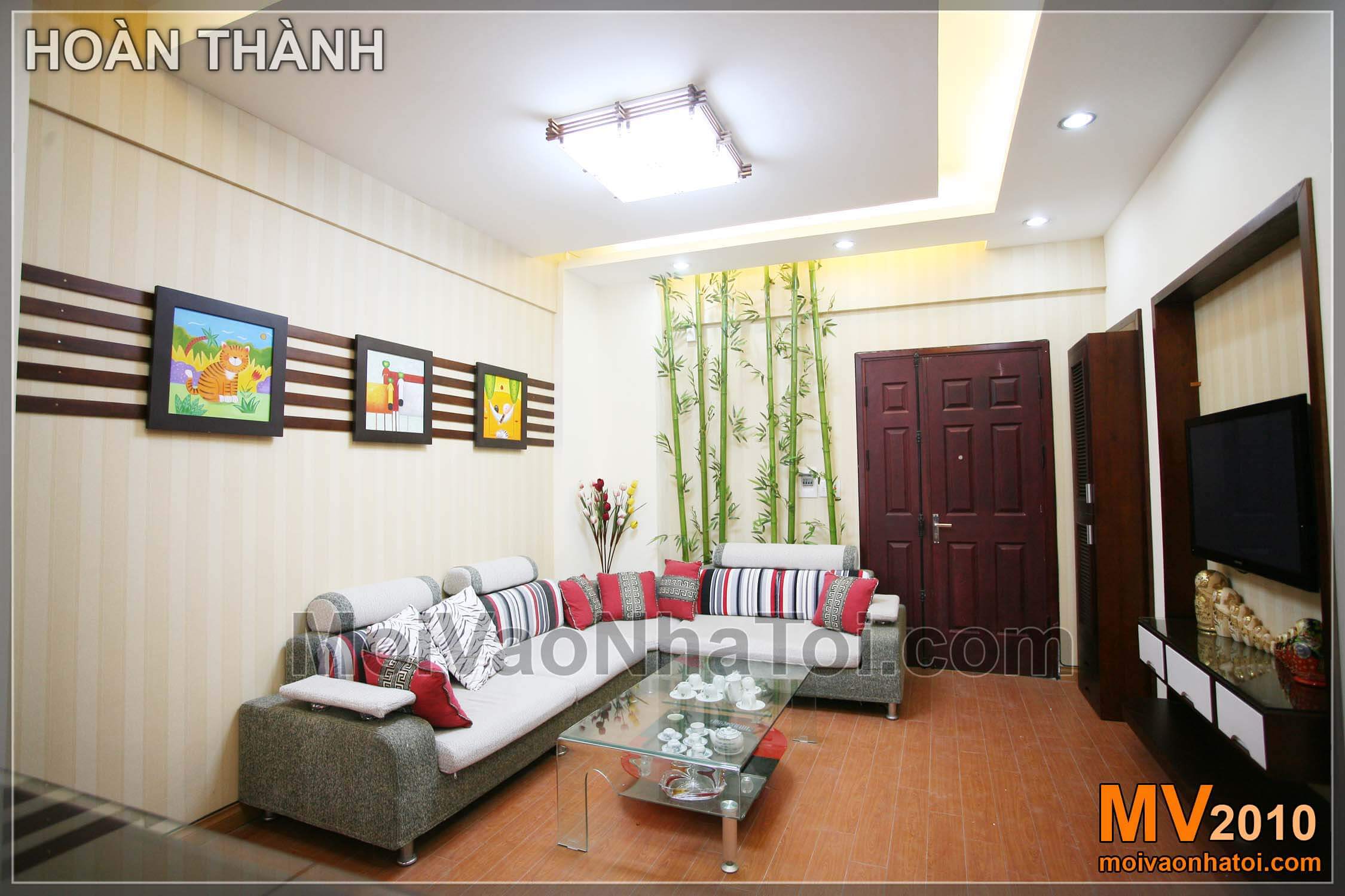 celkový obývací pokoj bytu Viet Hung
